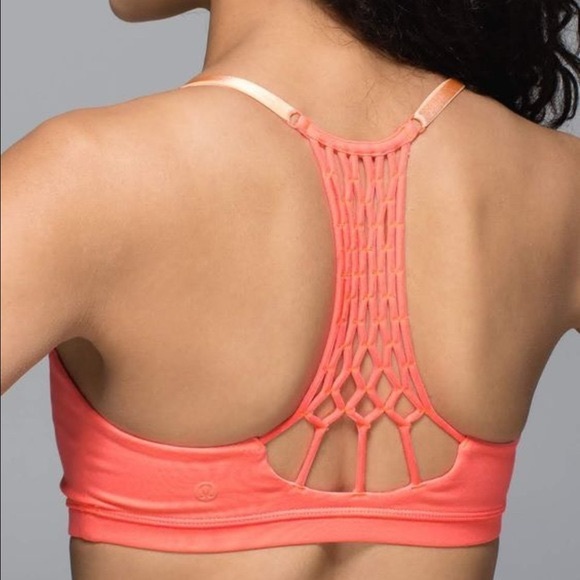 lululemon athletica Other - 🍋 lululemon true self sports bra size 6 (s) coral